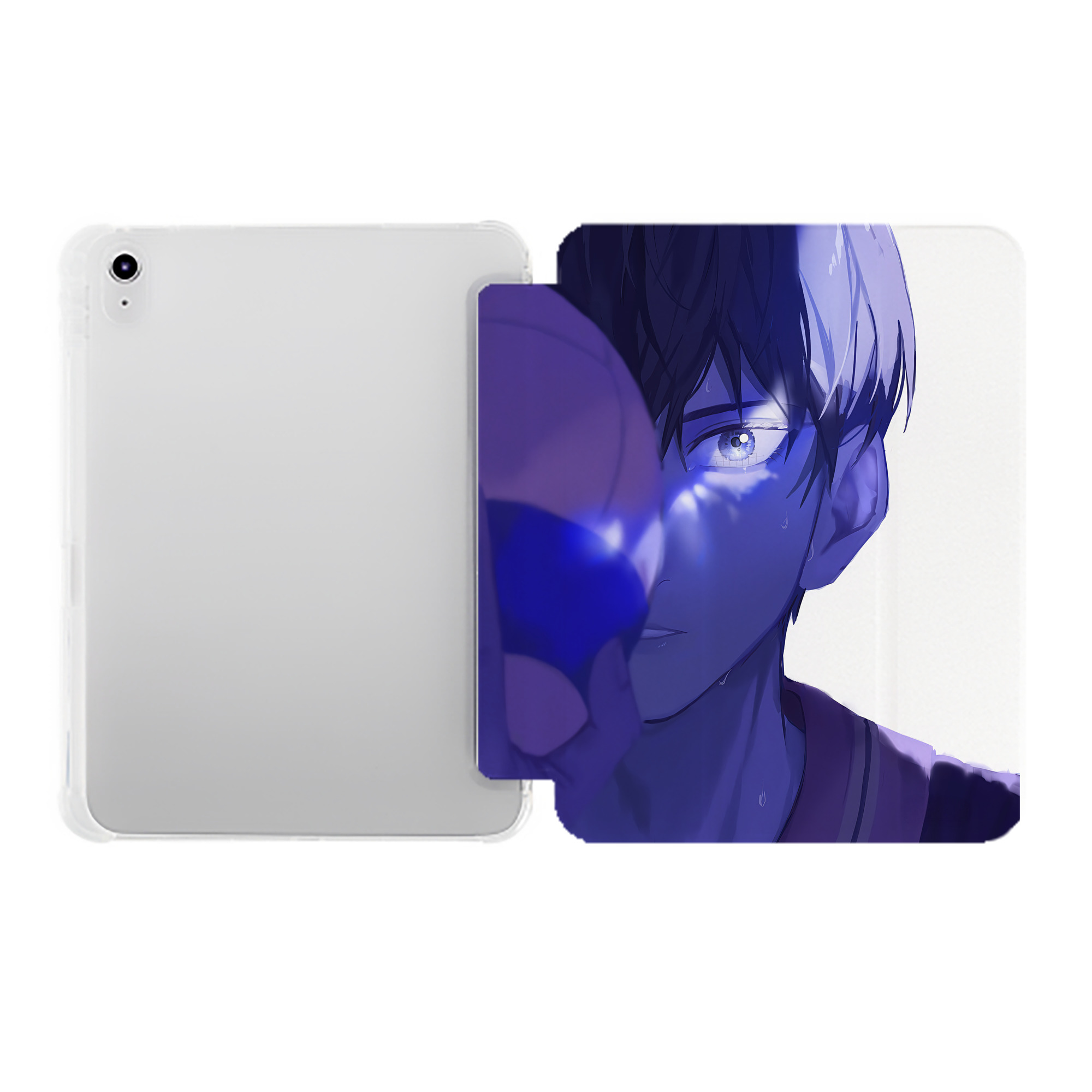 （画像用） ハイキュー!! Haikyu!! IPad ケース ペン収納付き 三つ折りスタンド PUレザー×シリコン 対応機種9.5/10.5/10.9インチ
